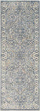 Elsmore 2x3 Traditional Blue Area Rug Carpet for Living Room Bedroom or Kitchen (2' x 2'11")