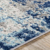 Boteburen 5x7 Modern Blue Area Rug Carpet for Living Room Bedroom or Kitchen (5'3" x 7'3")