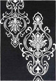 Calipatria 8x11 Transitional Black Area Rug Carpet for Living Room Bedroom or Kitchen (8' x 11')