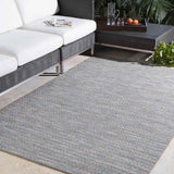 Cappele 2x4 Outdoor Blue Area Rug Carpet for Living Room Bedroom or Kitchen (2' x 3'7")