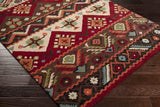 Crewkerne 8x11 Bohemian Red Area Rug Carpet for Living Room Bedroom or Kitchen (8' x 11')