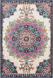 Outlook 9x13 Traditional Pink Area Rug Carpet for Living Room Bedroom or Kitchen (8'10" x 12'10")