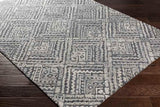 Jemond 9x12 Bohemian Gray Area Rug Carpet for Living Room Bedroom or Kitchen (9' x 12')