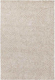 Loughton 8x10 Modern Beige Area Rug Carpet for Living Room Bedroom or Kitchen (7'6" x 9'6")