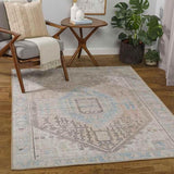 Oaklawn Traditional Brown Area Rug Carpet for Living Room Bedroom or Kitchen