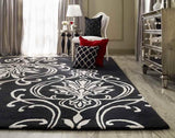 Calipatria 8x11 Transitional Black Area Rug Carpet for Living Room Bedroom or Kitchen (8' x 11')