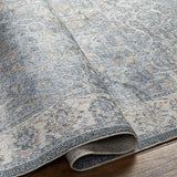 Elsmore 2x3 Traditional Blue Area Rug Carpet for Living Room Bedroom or Kitchen (2' x 2'11")