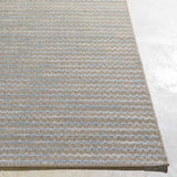 Cappele 2x4 Outdoor Blue Area Rug Carpet for Living Room Bedroom or Kitchen (2' x 3'7")