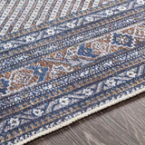 Limmen Traditional Blue Area Rug Carpet for Living Room Bedroom or Kitchen