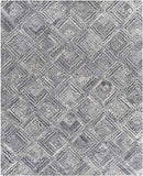 Jemond 9x12 Bohemian Gray Area Rug Carpet for Living Room Bedroom or Kitchen (9' x 12')