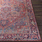 Looneind Traditional Red Area Rug Carpet for Living Room Bedroom or Kitchen