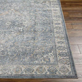 Elsmore 2x3 Traditional Blue Area Rug Carpet for Living Room Bedroom or Kitchen (2' x 2'11")