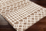 Carter Shag Area Rug Carpet for Living Room Bedroom or Kitchen