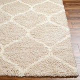 Blockton 5x7 Shag Beige Area Rug Carpet for Living Room Bedroom or Kitchen (5'3" x 7'3")