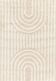 Blanchard 5x7 Shag Beige Area Rug Carpet for Living Room Bedroom or Kitchen (5'3" x 7'3")