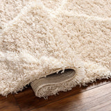 Blencoe 5x7 Shag Beige Area Rug Carpet for Living Room Bedroom or Kitchen (5'3" x 7'3")