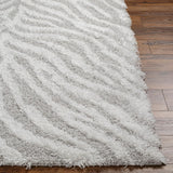 Boomer 5x7 Shag Gray Area Rug Carpet for Living Room Bedroom or Kitchen (5'3" x 7'3")