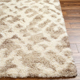 Boardman 5x7 Shag Beige Area Rug Carpet for Living Room Bedroom or Kitchen (5'3" x 7'3")