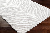 Boomer 5x7 Shag Gray Area Rug Carpet for Living Room Bedroom or Kitchen (5'3" x 7'3")