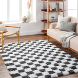 Bondurant Shag Area Rug for Living Room Bedroom or Kitchen