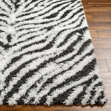 Boomer 5x7 Shag Gray Area Rug Carpet for Living Room Bedroom or Kitchen (5'3" x 7'3")