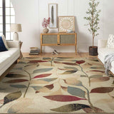 Nolan Transitional Brown Area Rug Carpet for Living Room Bedroom or Kitchen