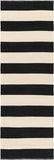 Jolie Outdoor Black Area Rug Carpet for Living Room Bedroom or Kitchen