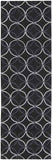 Vannes 8x11 Transitional Black Area Rug Carpet for Living Room Bedroom or Kitchen (8' x 11')