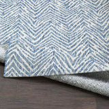 Keels Outdoor Blue Area Rug Carpet for Living Room Bedroom or Kitchen