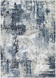 Vuren Modern Blue Area Rug Carpet for Living Room Bedroom or Kitchen