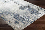 Vuren Modern Blue Area Rug Carpet for Living Room Bedroom or Kitchen