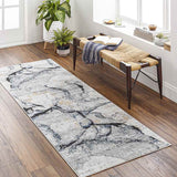 Tuil Modern Gray Area Rug Carpet for Living Room Bedroom or Kitchen