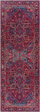 Looneind Traditional Red Area Rug Carpet for Living Room Bedroom or Kitchen