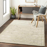 Velmolen 9x12 Bohemian Beige Area Rug Carpet for Living Room Bedroom or Kitchen (9' x 12')