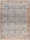 Markle Traditional Blue Area Rug Carpet for Living Room Bedroom or Kitchen