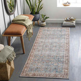 Markle Traditional Blue Area Rug Carpet for Living Room Bedroom or Kitchen