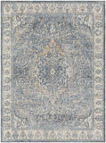 Elsmore 2x3 Traditional Blue Area Rug Carpet for Living Room Bedroom or Kitchen (2' x 2'11")