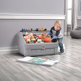 Lanscli 2-in-1 Toy Box