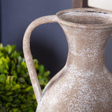 Gresham 2 Piece Randel Tan Metal Table Vase Set
