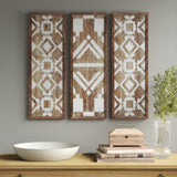 Buand 3 Piece Abstract Wood Wall Decor Set