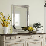 Guanua Traditional Rectangle Beveled Accent Wall Mirror