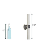 Millar 2 Light Dimmable Armed Sconce