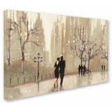 Liestern Wrapped Autumn Evening Horizontal Canvas Painting