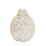 Basilica White Ceramic Table Flower Vase