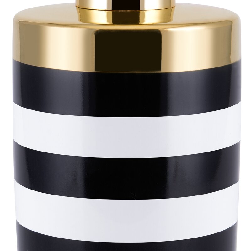 Kyrpu Black/White Ceramic Lotion Dispenser