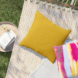 Velom Outdoor Reversible Square Pillow Cover & Insert