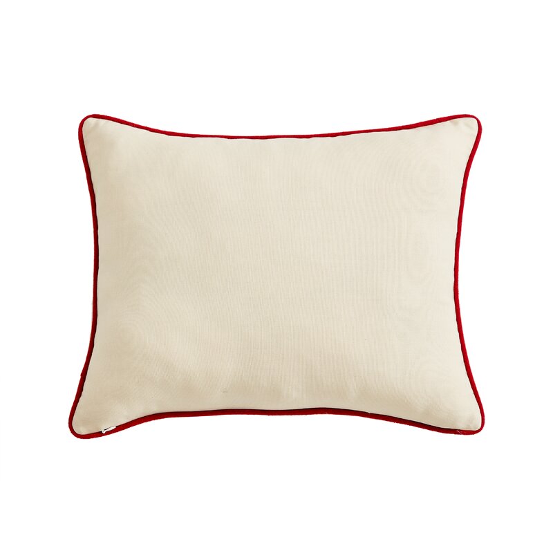 Inthe Bear Lumbar Rectangular 100% Cotton Pillow Cover & Insert
