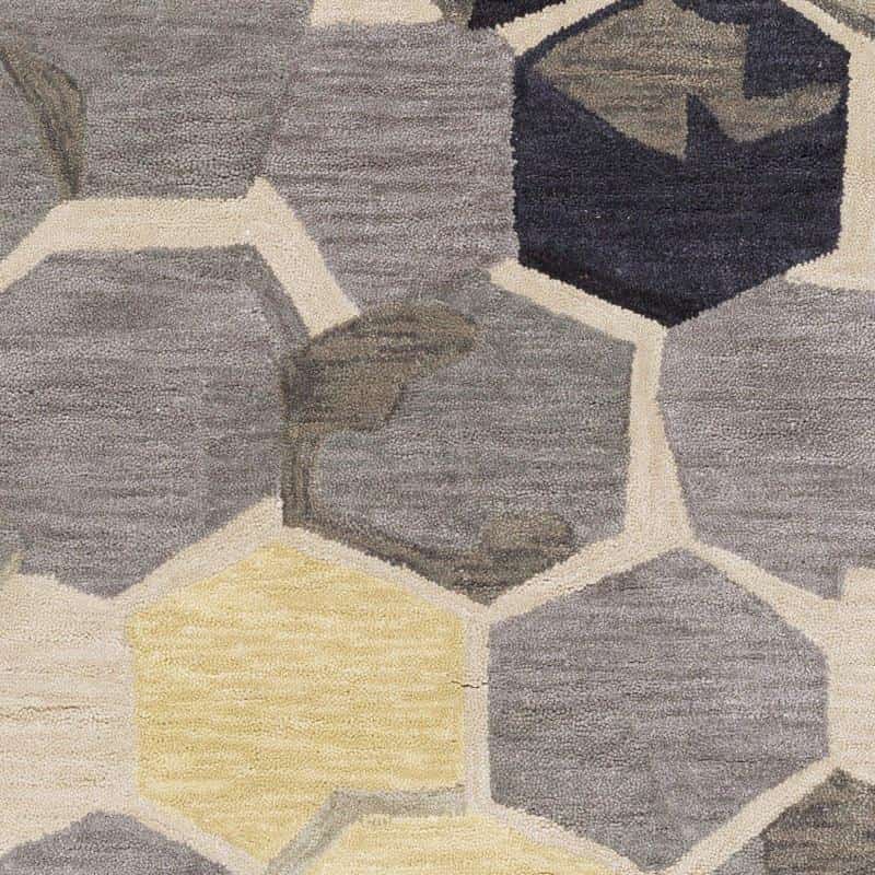 Beehive patterned rug