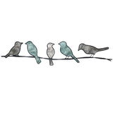 Bikia Birds On Wire Metal Novelty Wall Decor