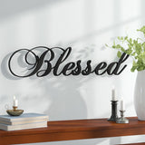 Guafe Blessed Black Metal Wall Decor